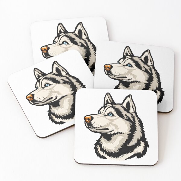 Item preview, Siberian Stare: Arctic Elegance in Every Line designed and sold by ForeverPrintsOK.