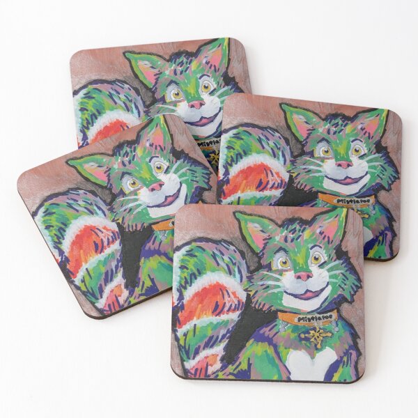 Item preview, Mistletoe from Spookley and the Christmas Kittens posca piece  designed and sold by ConnieClothing.