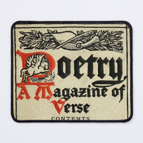 Item preview, Vintage cover from an old poetry magazine designed and sold by Filologica.