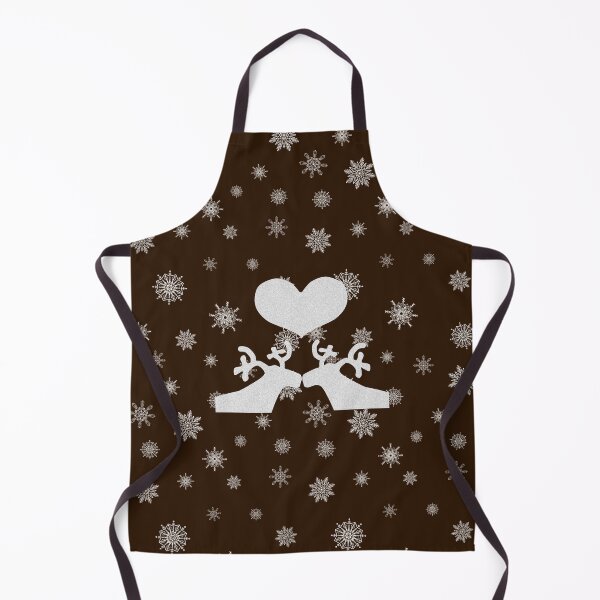 Item preview, Silver Reindeer Couple in the snow | Christmas designed and sold by CreaTwinkles.