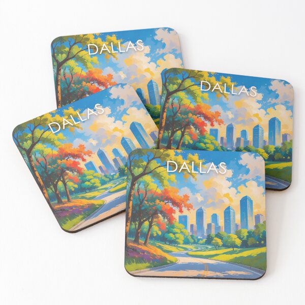 Item preview, Dallas Texas Travel Poster designed and sold by Art_By_Wing.