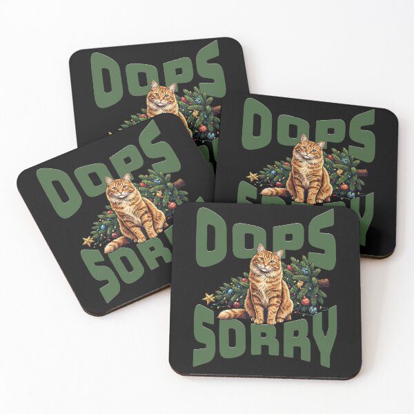 Item preview, Oops, sorry - funny cat design designed and sold by ReneMM.