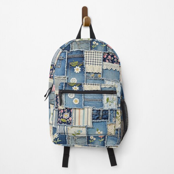 Item preview, Denim patchwork designed and sold by ibelieveimages.