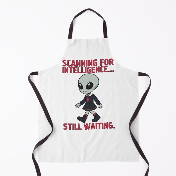 Item preview, Punk Alien Girl – Scanning for Intelligence… Still Waiting Shirt designed and sold by Weasel Graphix.
