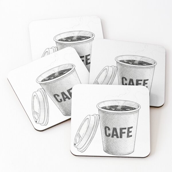 Item preview, Cup of Coffee designed and sold by WhiteNBlackTs.
