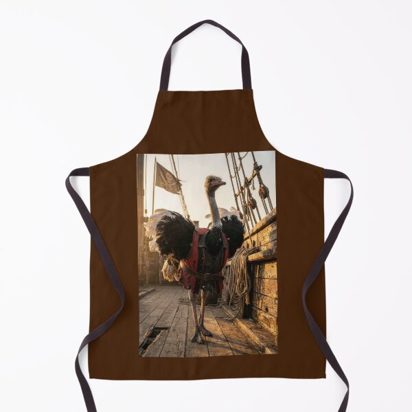 Item preview, Ostrich Pirate Rides the High Seas designed and sold by Tridentulus.