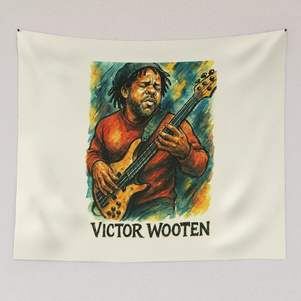 Item preview, Victor Wooten - Master of the Bass designed and sold by Sarcastic designs.