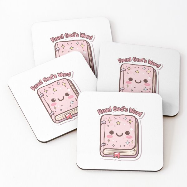 Item preview, Read God’s Word – Cute Kawaii Bible Christian Sticker designed and sold by Illustrated Faith.