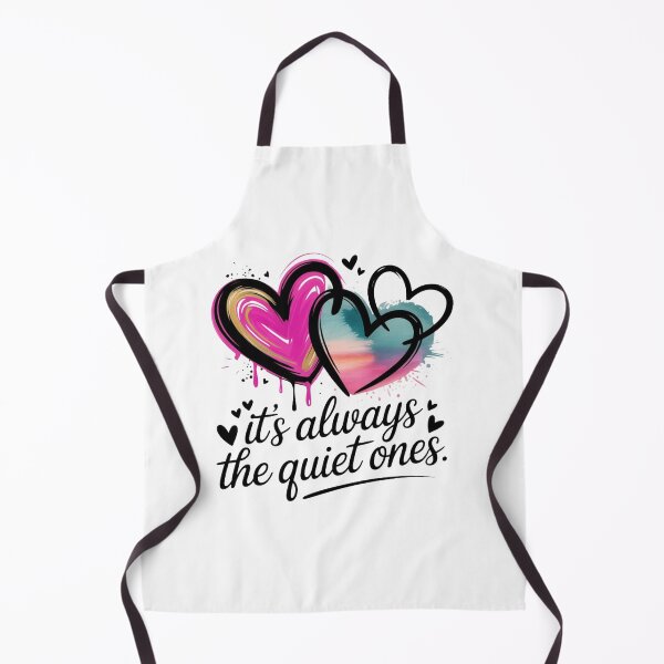 Item preview, It’s Always the Quiet Ones T-Shirt – Graffiti Heart Art Design for Introverts, Aesthetic Lovers & Bold Gift Buyers designed and sold by GemBob Creations.