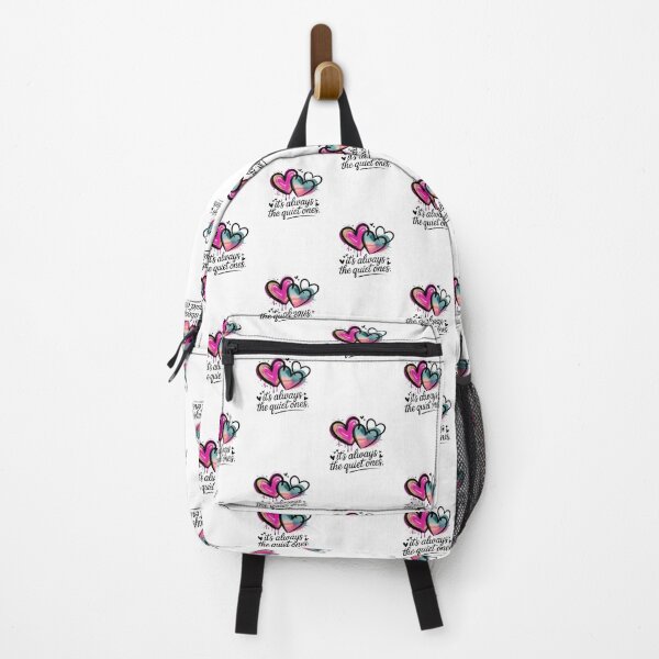Item preview, It’s Always the Quiet Ones T-Shirt – Graffiti Heart Art Design for Introverts, Aesthetic Lovers & Bold Gift Buyers designed and sold by GemBob Creations.