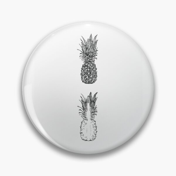 Item preview, Realistic Stippled Pineapple designed and sold by JENE (inkedbyjene & nosleepdummy).