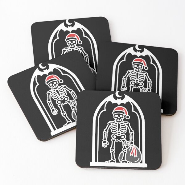 Item preview, Gothic Skeleton Santa – Dark Christmas Holiday Design designed and sold by BambaKchula.