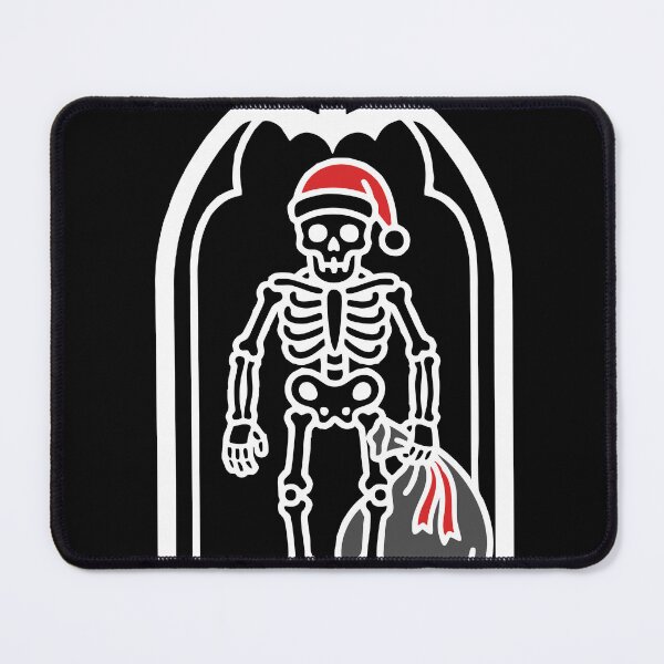 Item preview, Gothic Skeleton Santa – Dark Christmas Holiday Design designed and sold by BambaKchula.