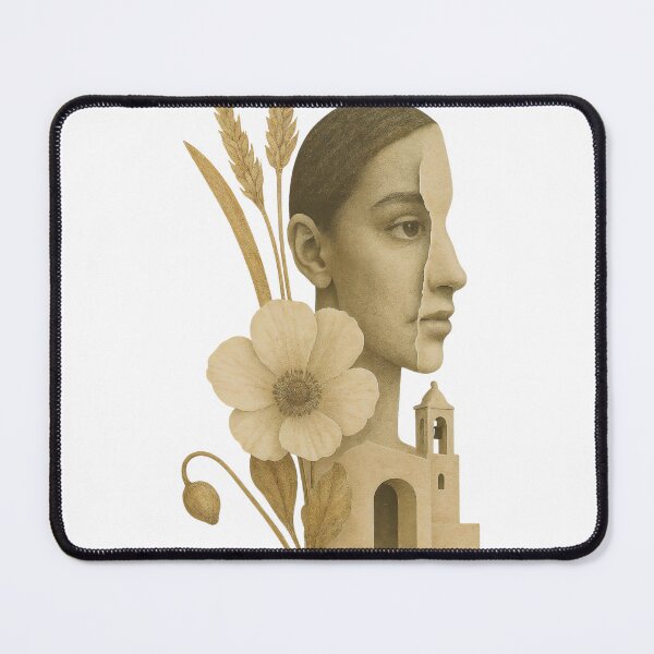 Item preview, Architectural Floral Sculpture Portrait designed and sold by Creative88Art.