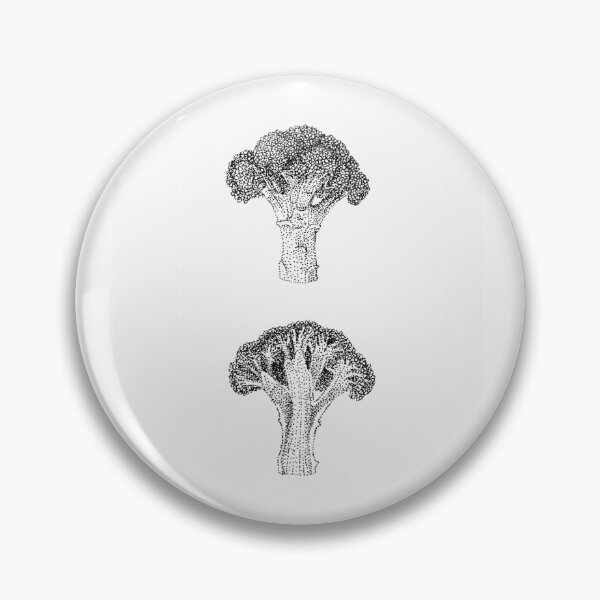 Item preview, Realistic Stippled Broccoli designed and sold by JENE (inkedbyjene & nosleepdummy).
