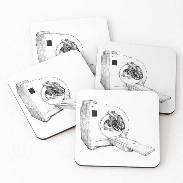 Item preview, MRI Machine with Wheelchair Lodged Inside designed and sold by Naux | Design & Illustration.