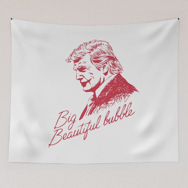 Item preview, Trump Big Beautiful Bubble Political Satire Art designed and sold by cabana.space.