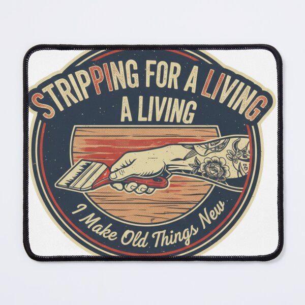 Item preview, Demolition Man - I Strip For A Living Funny Construction Worker Pun designed and sold by Wear Sculpt.
