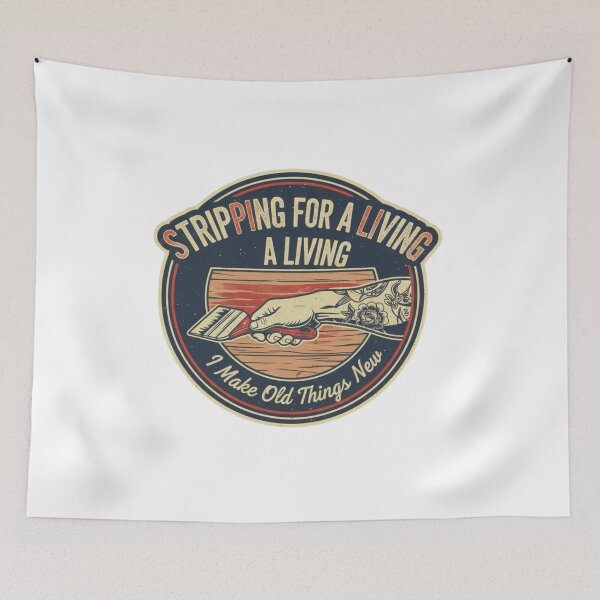 Item preview, Demolition Man - I Strip For A Living Funny Construction Worker Pun designed and sold by Wear Sculpt.