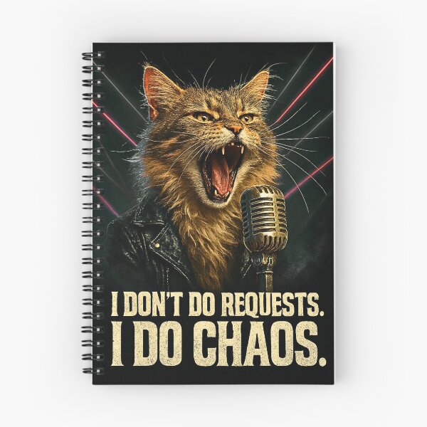 Item preview, I Don't Do Requests I Do Chaos – Vocalist Cat designed and sold by catastrocat.