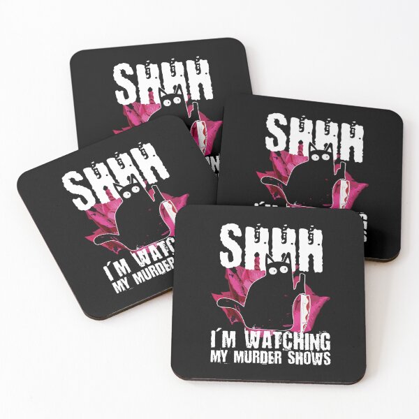Item preview, Shhh I'm Watching My Murder Shows designed and sold by DAFIN.