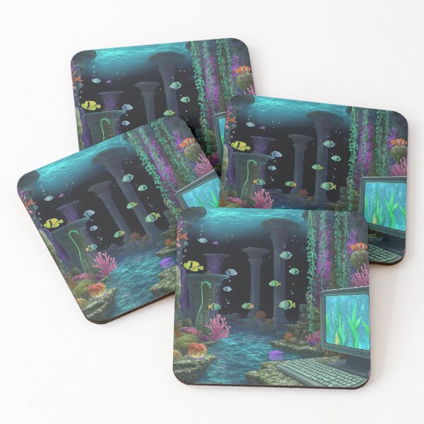 Item preview, Retro PC Underwater designed and sold by LGA-SHOP.