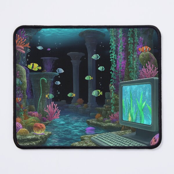 Item preview, Retro PC Underwater designed and sold by LGA-SHOP.