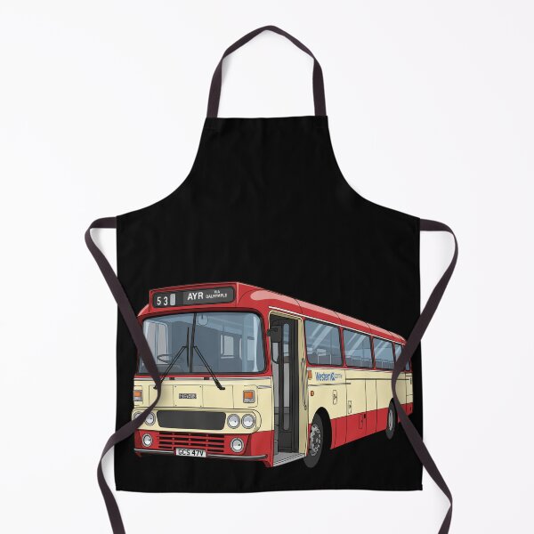 Item preview, Vintage Scottish Bus Ayr Route - Retro Scotland Transport designed and sold by Loom on the Loch.