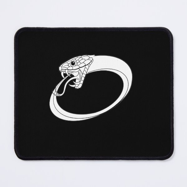 Item preview, Black Snake Ring – Minimal Line Art designed and sold by pixelandpine.