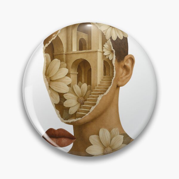 Item preview, Floral Architecture Headpiece Portrait designed and sold by Creative88Art.