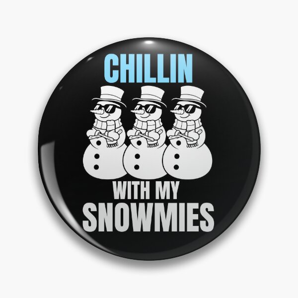 Item preview, Chillin With My Snowmies Snowman Shirt designed and sold by UrbanFoxMerch.