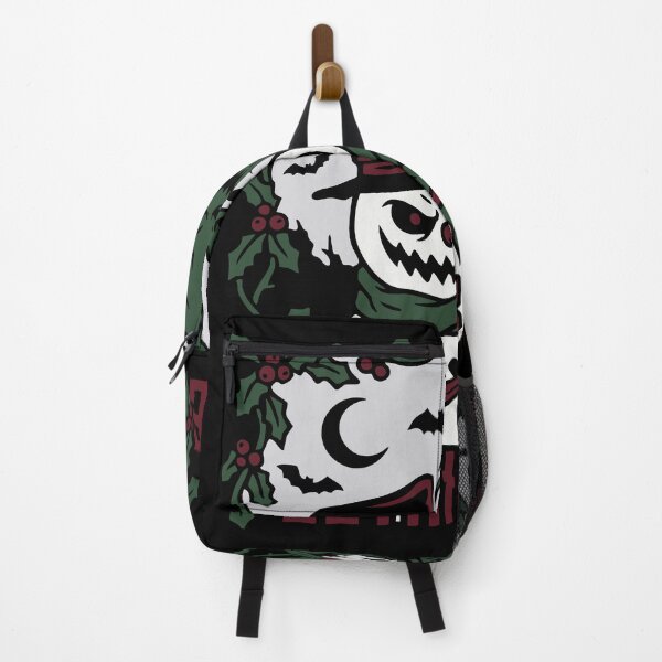 Item preview, Gothic Yule – Dark Christmas Snowman Skull Illustration designed and sold by BambaKchula.