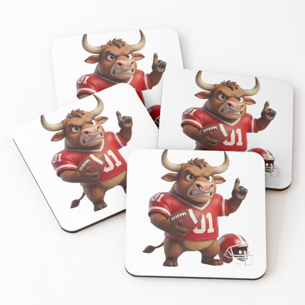 Item preview, Angry Bull Gridiron Beast" - Tough 3D American Football Player designed and sold by KayaVisuals.