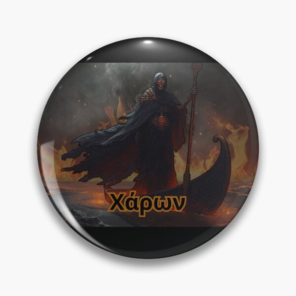 Item preview, Charon – Ferryman of the Underworld | Greek Mythology Dark Fantasy Art designed and sold by GreennieArt.