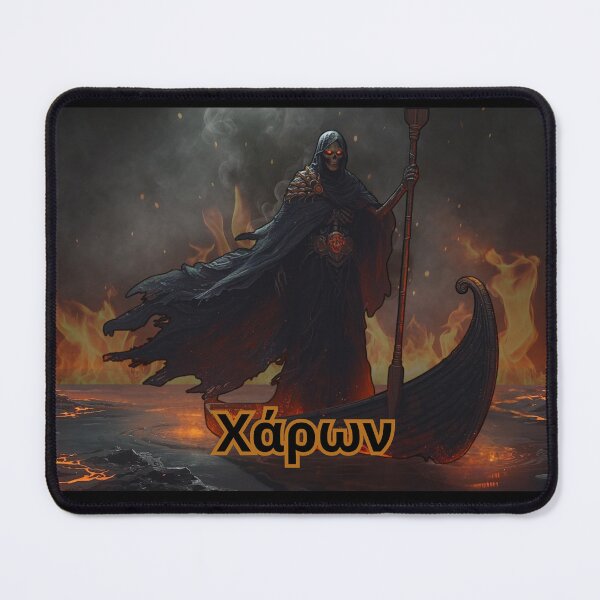 Item preview, Charon – Ferryman of the Underworld | Greek Mythology Dark Fantasy Art designed and sold by GreennieArt.