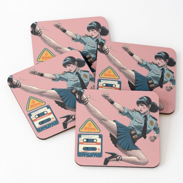Item preview, Kung Fu Supercop - Japanese Retro 1980s action martial arts poster designed and sold by DiamondSkyShirt.