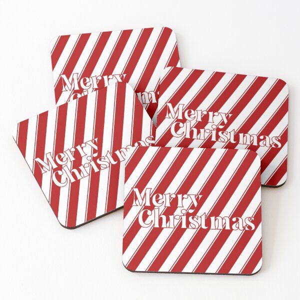 Item preview, Merry Christmas with Candy Cane Stripes designed and sold by Risa-C.