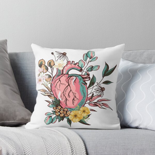 Item preview, Floral anatomical heart design designed and sold by NUREYY STUDİO.