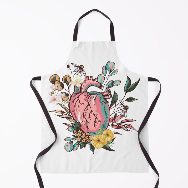 Item preview, Floral anatomical heart design designed and sold by NUREYY STUDİO.