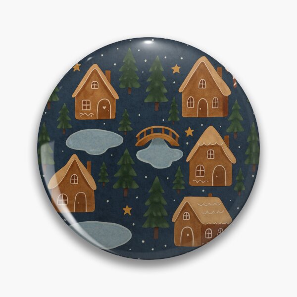 Item preview, Winter Gingerbread Village Pattern  designed and sold by Lacritsa .
