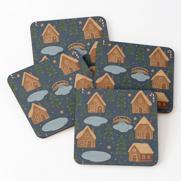 Item preview, Winter Gingerbread Village Pattern  designed and sold by Lacritsa .