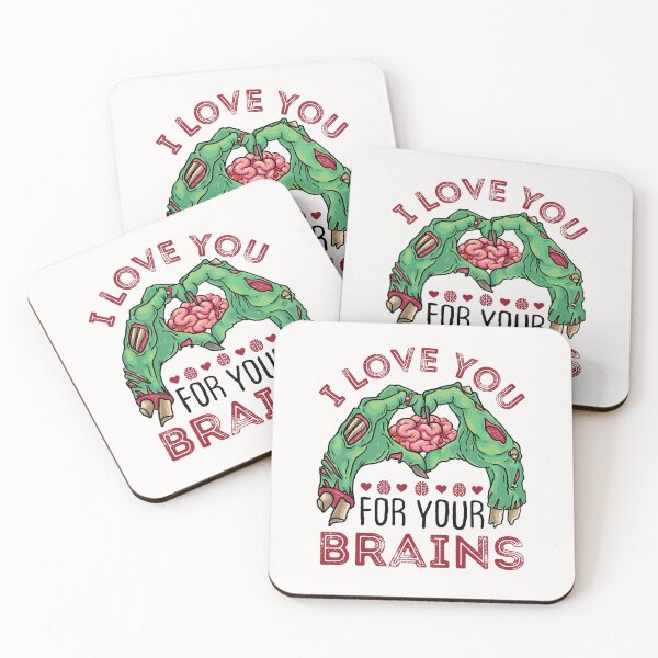 Item preview, I Love You for Your Brains Zombie Valentine's Day designed and sold by jaygo.
