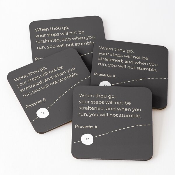 Item preview, Proverbs 4:12 designed and sold by Undonemadenew.