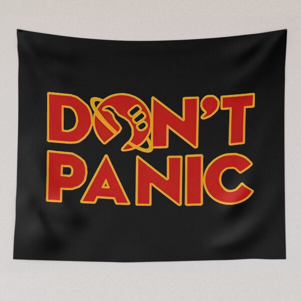 Item preview, Don't panic The Hitchhiker's Guide to the Galaxy  designed and sold by maik30.