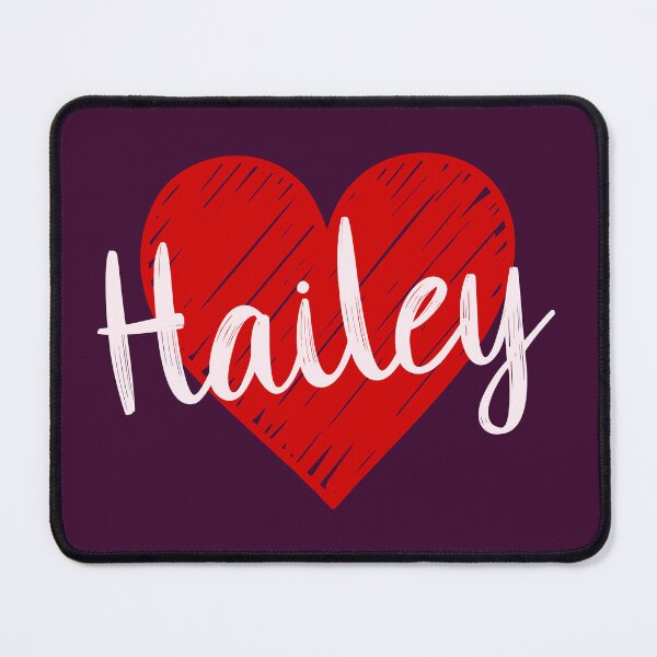 Item preview, Hailey Name Red Heart  designed and sold by Jeallan Designs.
