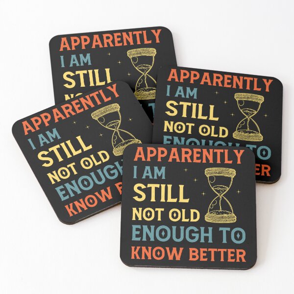 Item preview, Retro Getting Older Joke Humorous Wisdom Not Knowing Better T-shirt designed and sold by Assile-Crafters.