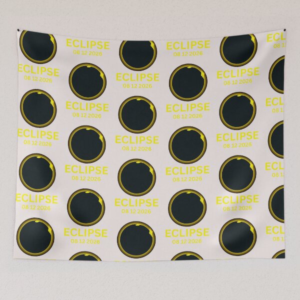 Item preview, Europe Spain Iceland Total Solar Eclipse August 12th 2026 designed and sold by erozzz.