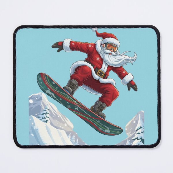 Item preview, Santa Snowboarding designed and sold by LaurannaDesign.