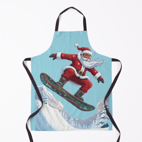 Item preview, Santa Snowboarding designed and sold by LaurannaDesign.