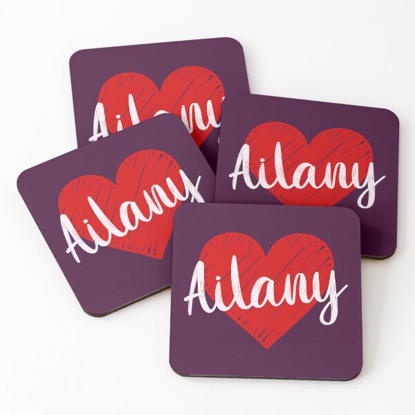 Item preview, Ailany Name Red Heart  designed and sold by Jeallan Designs.